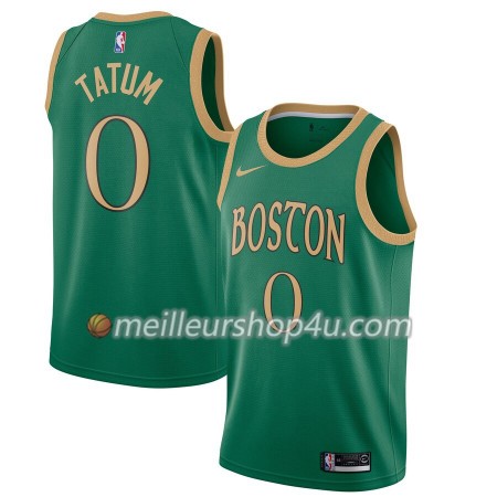 Maillot Basket Homme Boston Celtics Jayson Tatum 0 2019-20 Nike City Edition Swingman